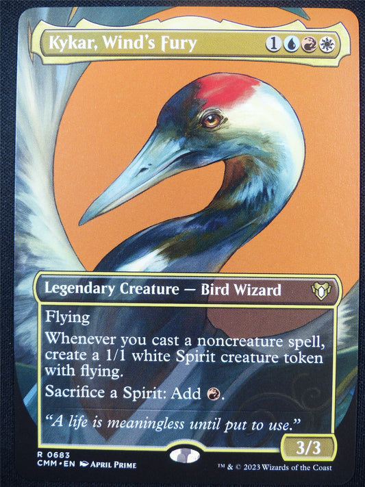 Kykar Wind's Fury Borderless - CMM - Mtg Card #3VL