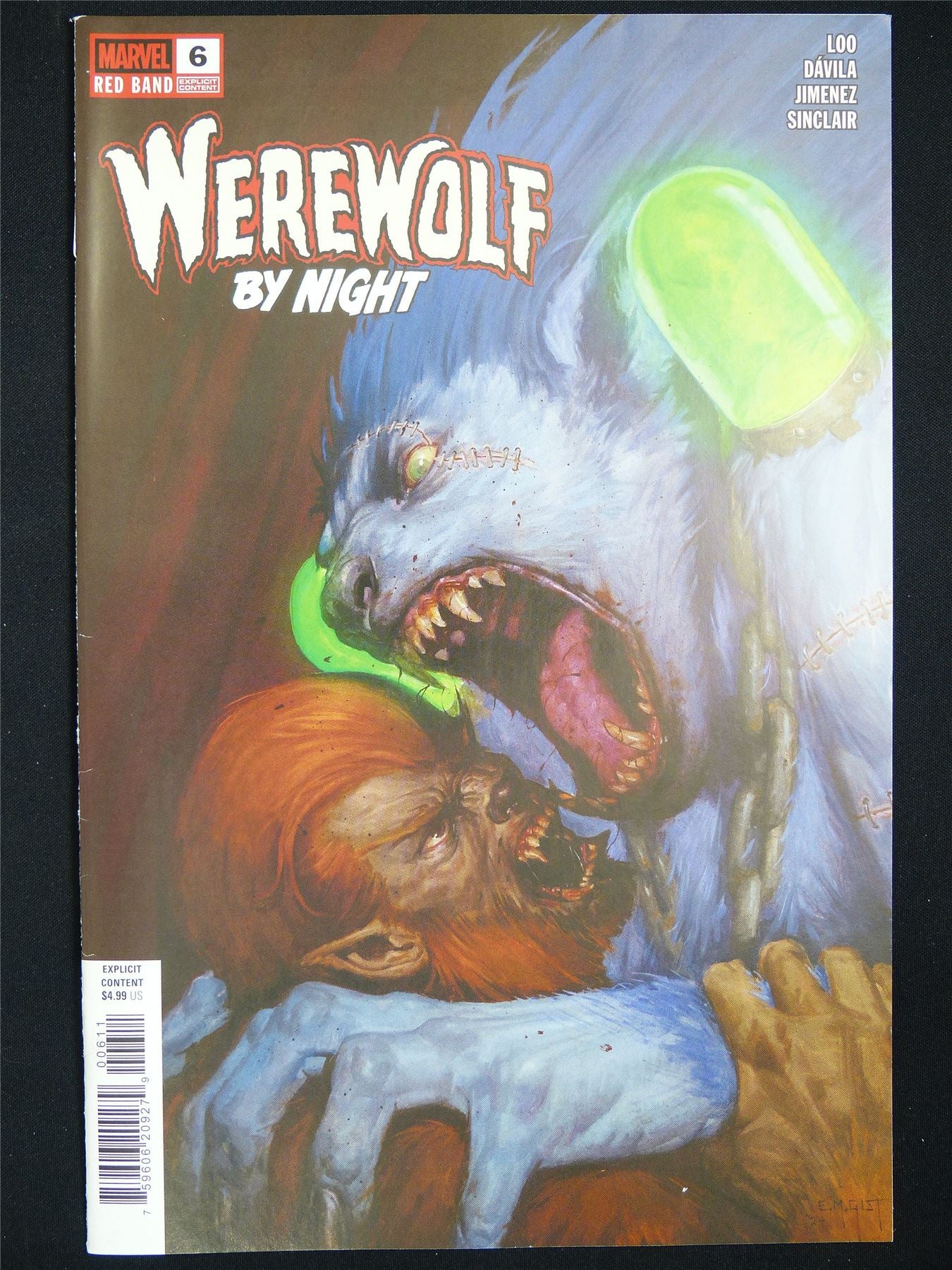 WEREWOLF by Night #6 Red Band - Marvel Comic #1OG