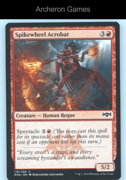 Spikewheel Acrobat 118 C MTG Card Ravnica Allegiance