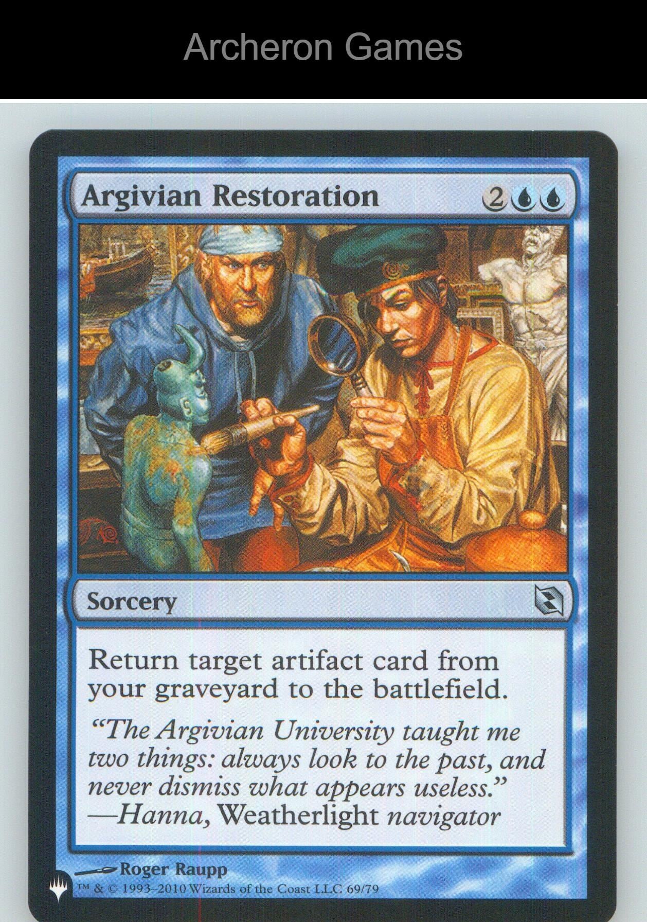 Argivian Restoration EVE 69 UC MTG Card NM/EX+