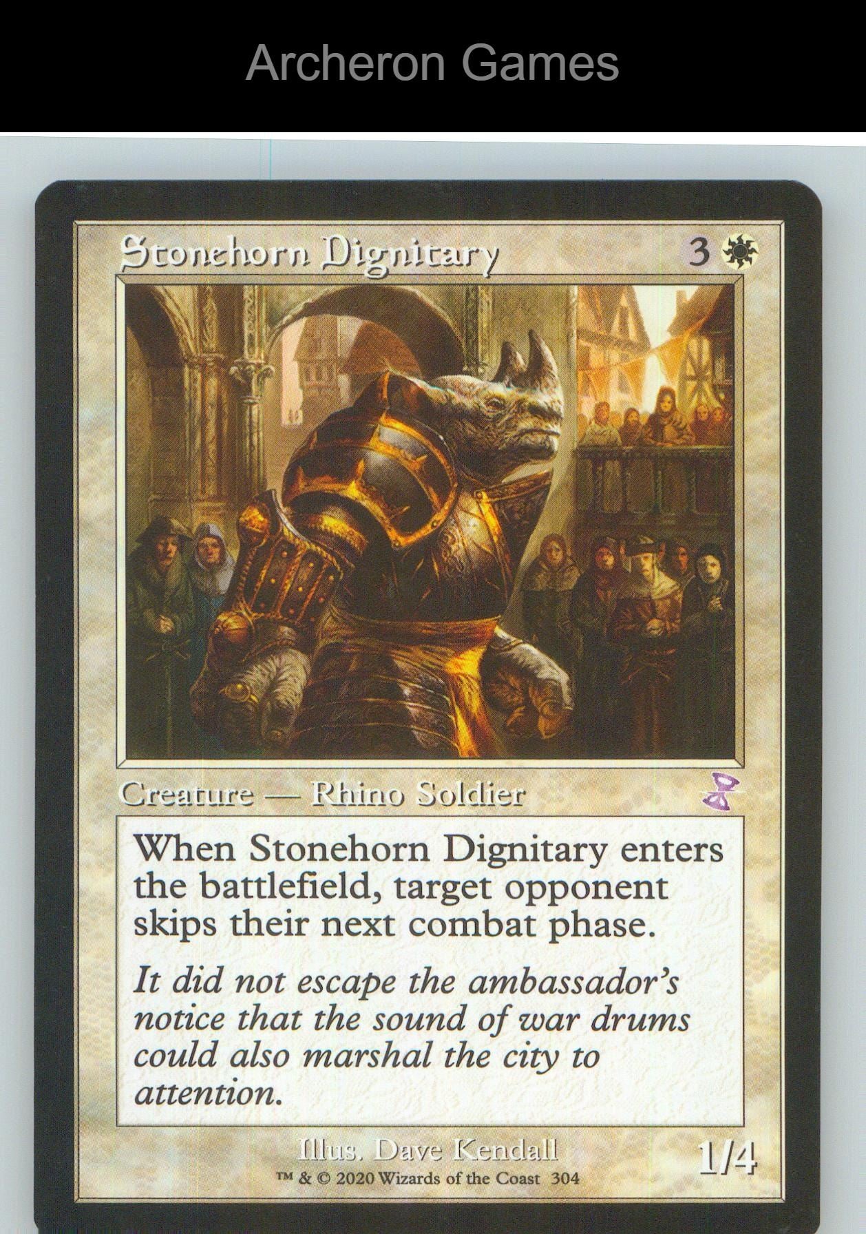 Stonehorn Dignitary TSR 304 Special MTG Card NM/EX+