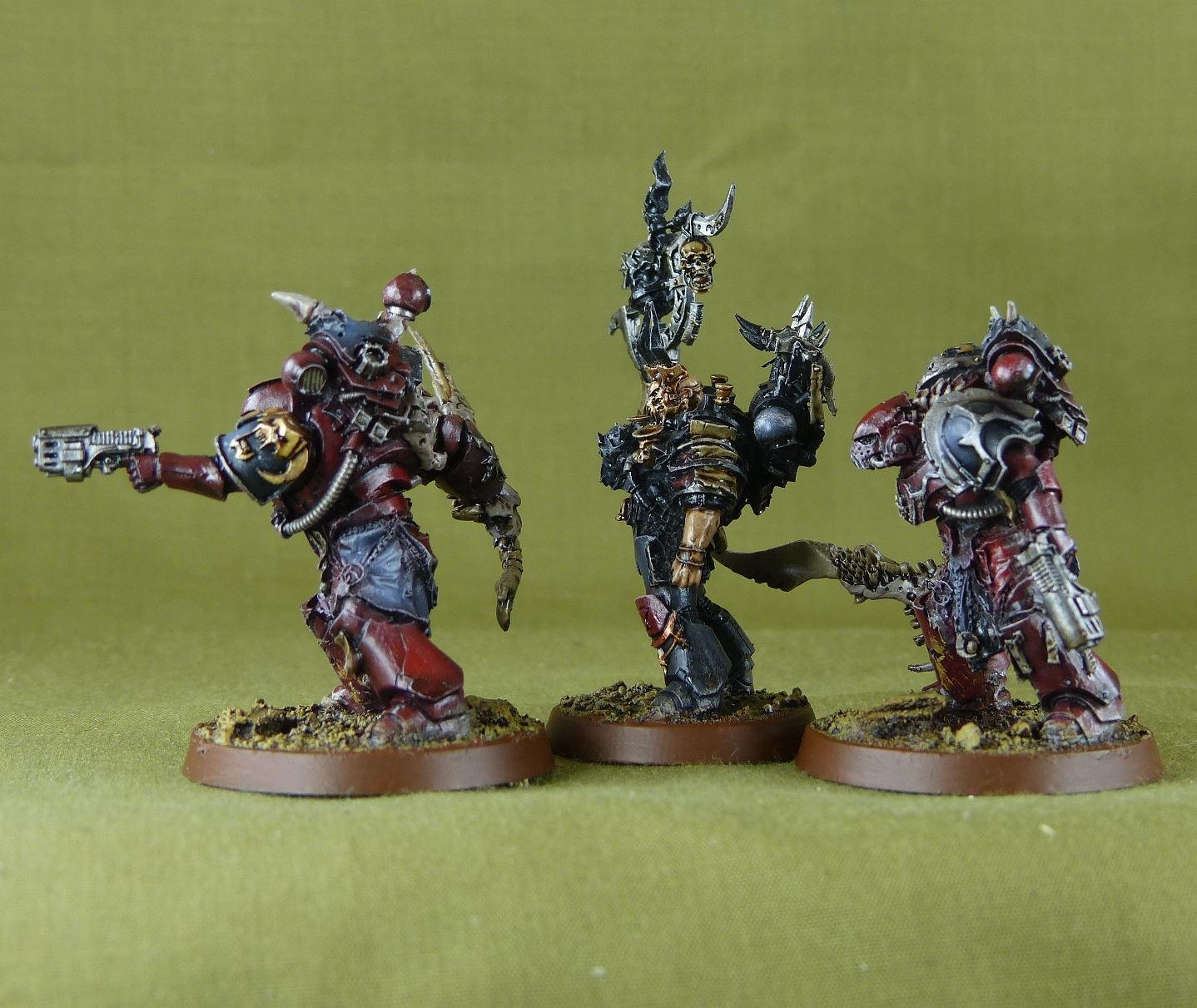 Zardu Layak And Blade Slaves - Forge World - Word Bearers - Painted - Horus Heresy - Warhammer #2P2