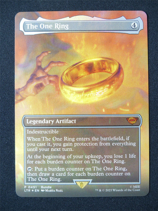 The One Ring Borderless Foil - LTR - Mtg Card #2UA
