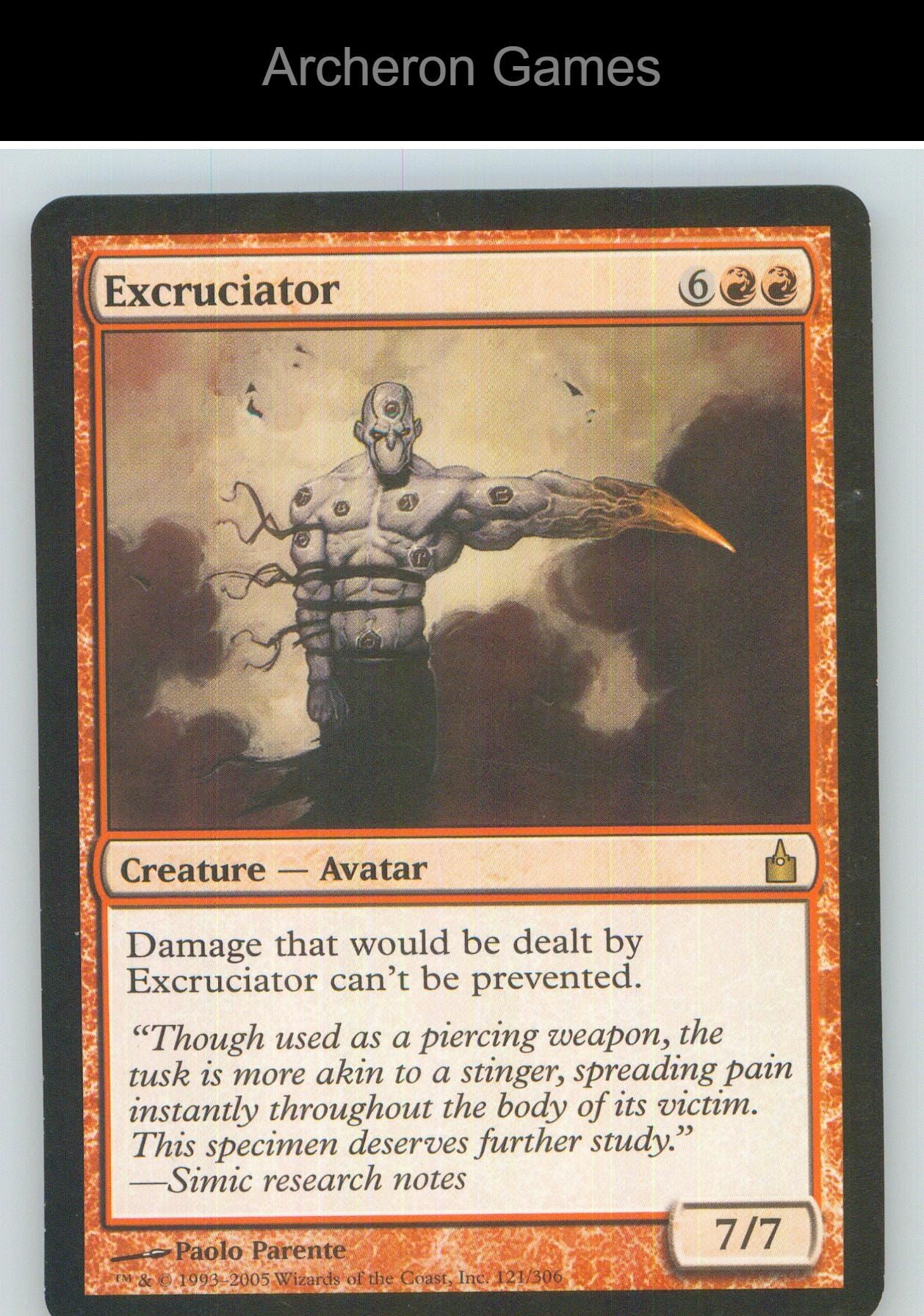 Excruciator RAV 121 R MTG Card NM/EX+