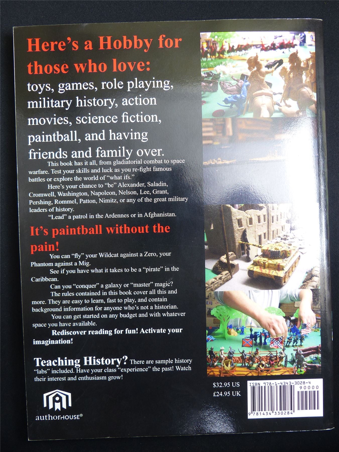 The Games of War: Rules for Battles with Toy Soldiers - Gaming Book Softback #MX
