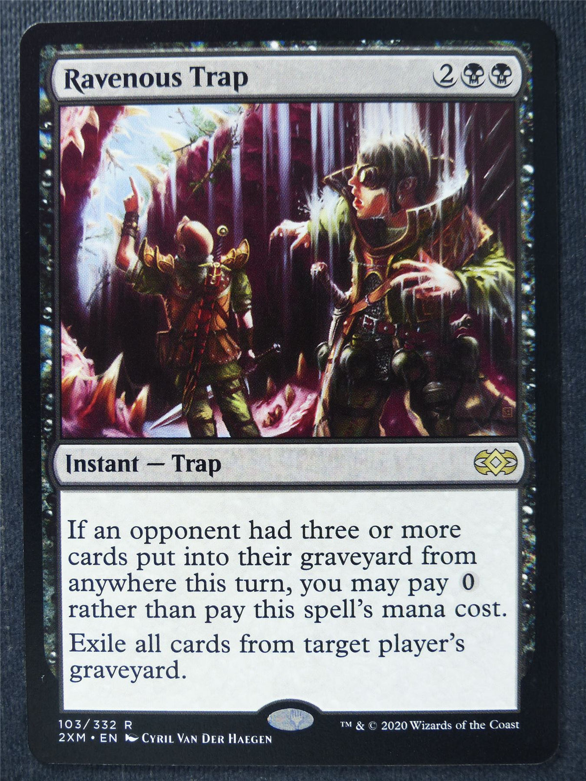 Ravenous Trap - Mtg Magic Card #XJ