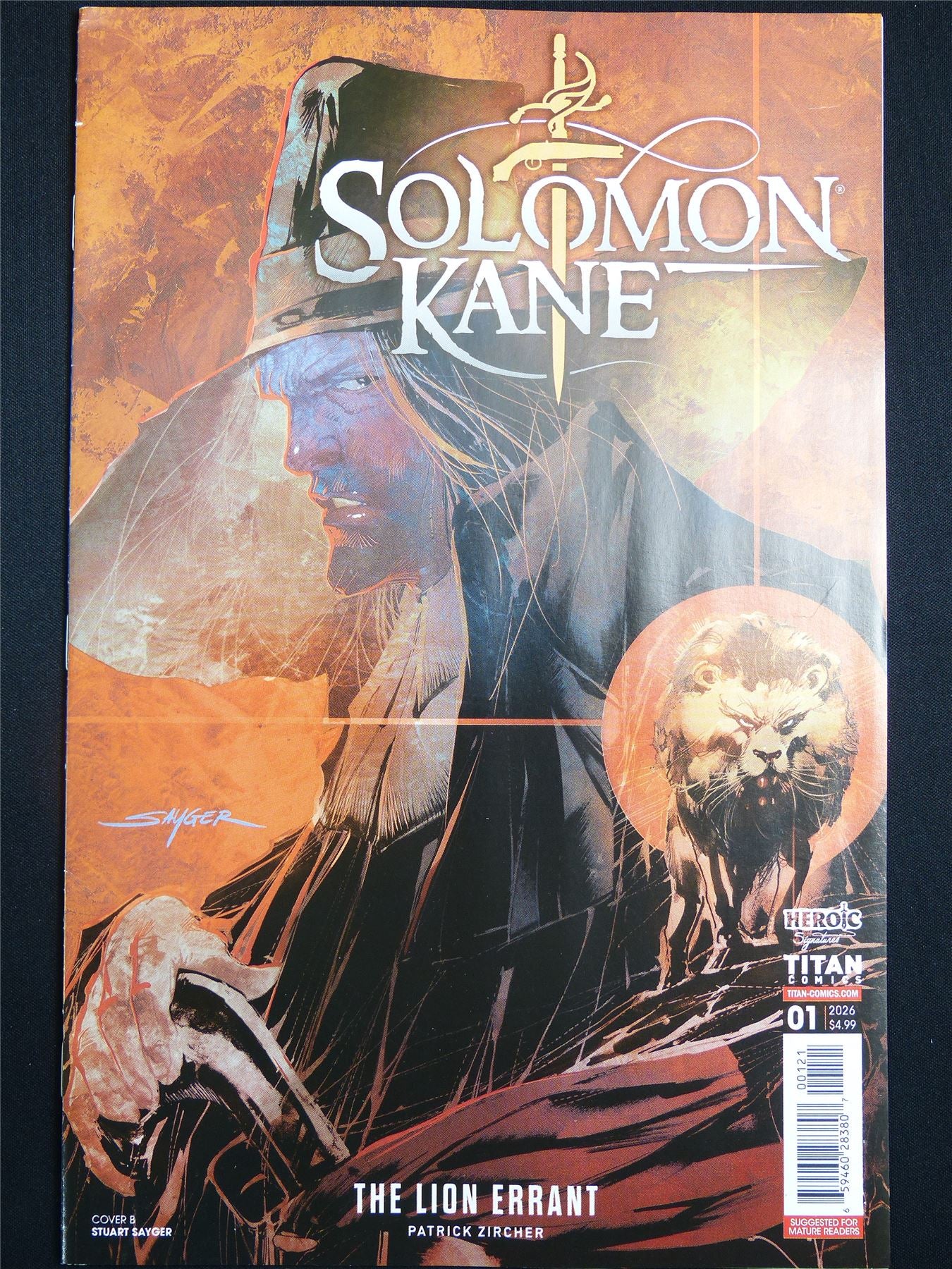 SOLOMON Kane: The Lion Errant #1 Cvr B - Jul 2026 Titan Comic #2QA