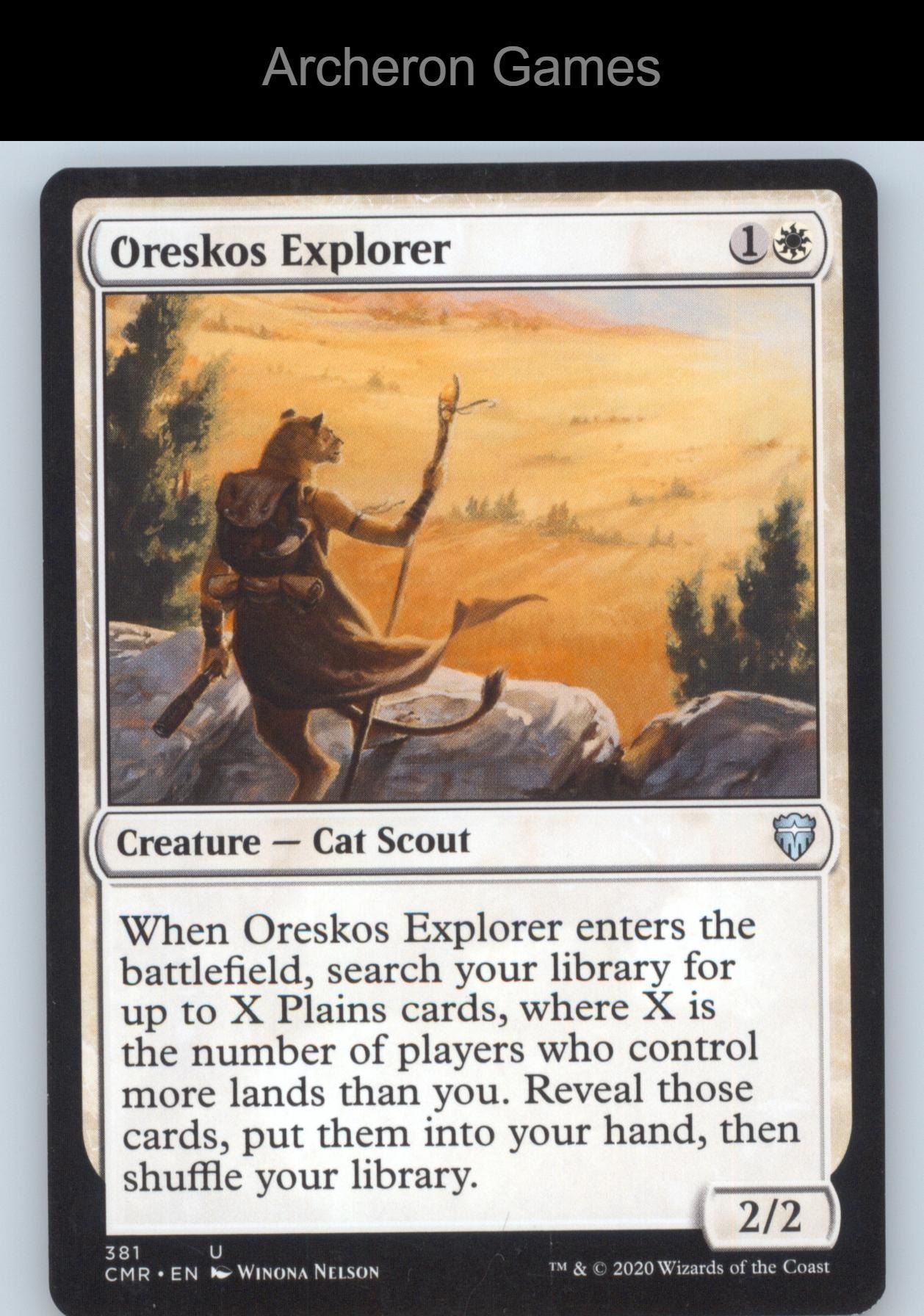 Oreskos Explorer 381 UC MTG Card Commander Legends