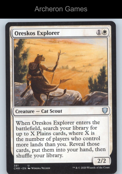 Oreskos Explorer 381 UC MTG Card Commander Legends