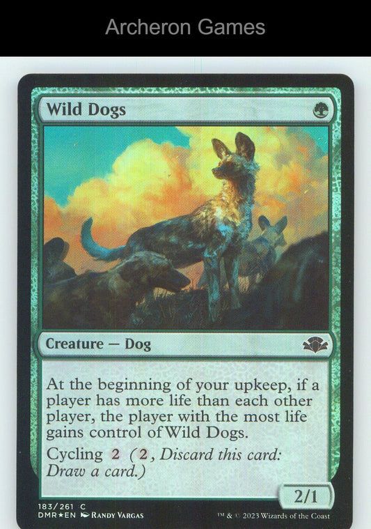 Wild Dogs DMR 183 C MTG Card NM/EX+ Foil