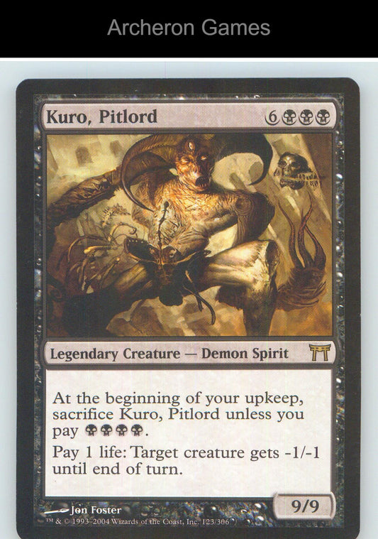 Kuro, Pitlord CHK 123 R MTG Card NM/EX+