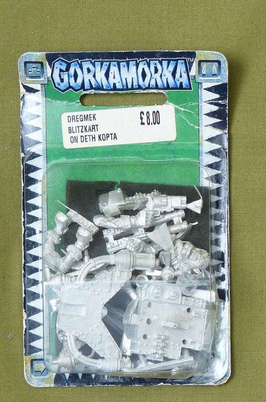 Classic Metal Dregmek Blitzkart on Deth Kopta OOP - Warhammer Gorkamorka #3IJ