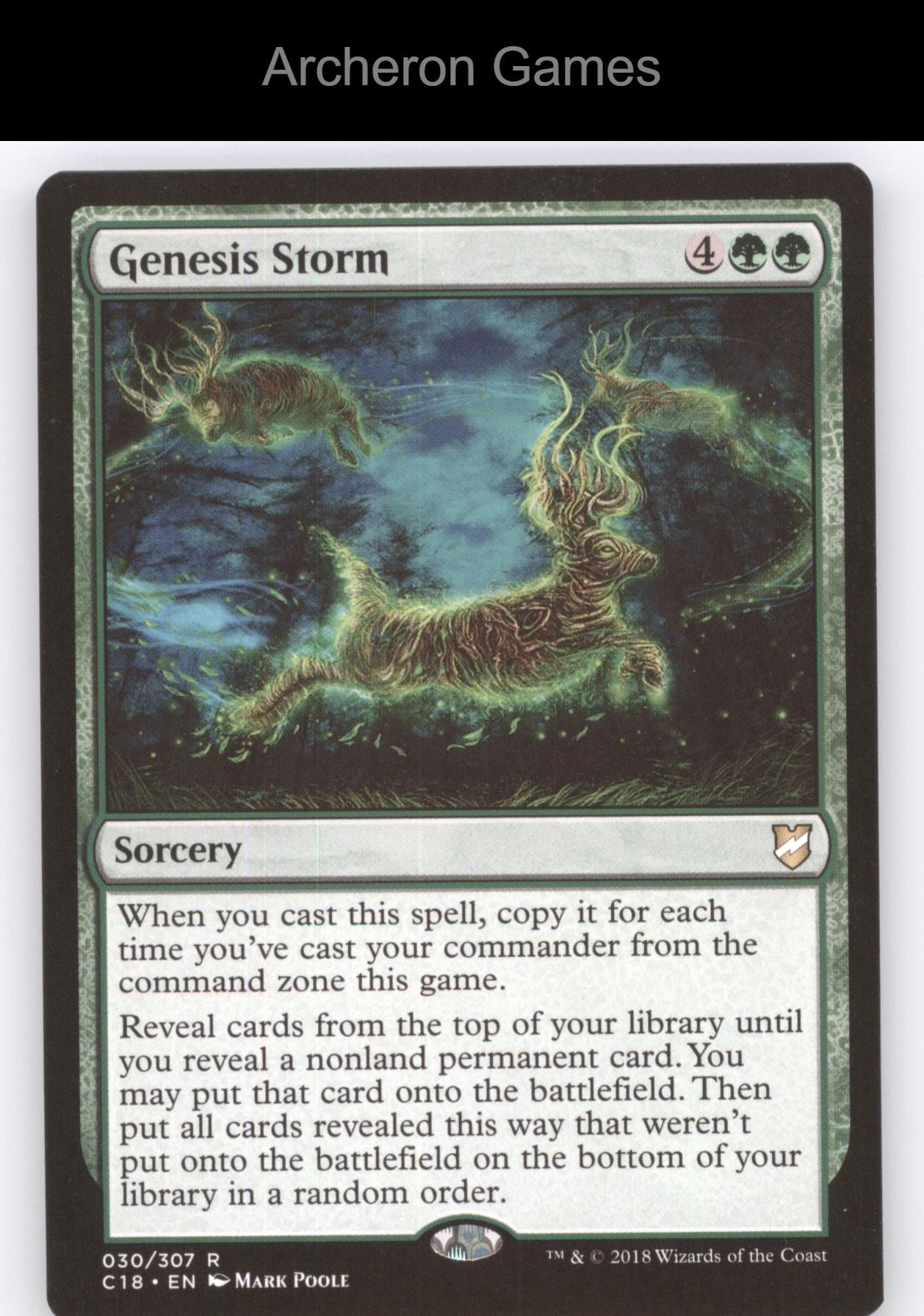 Genesis Storm 30 R MTG Card Commander 2018