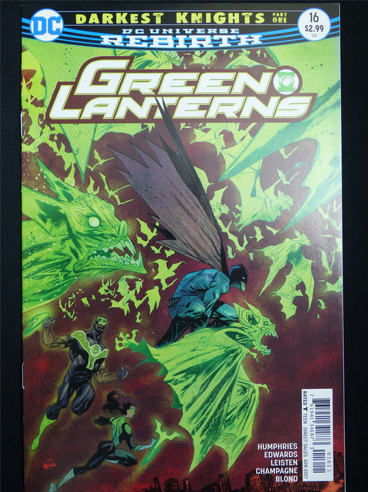GREEN Lanterns #16 Rebirth - DC Comic #3UF