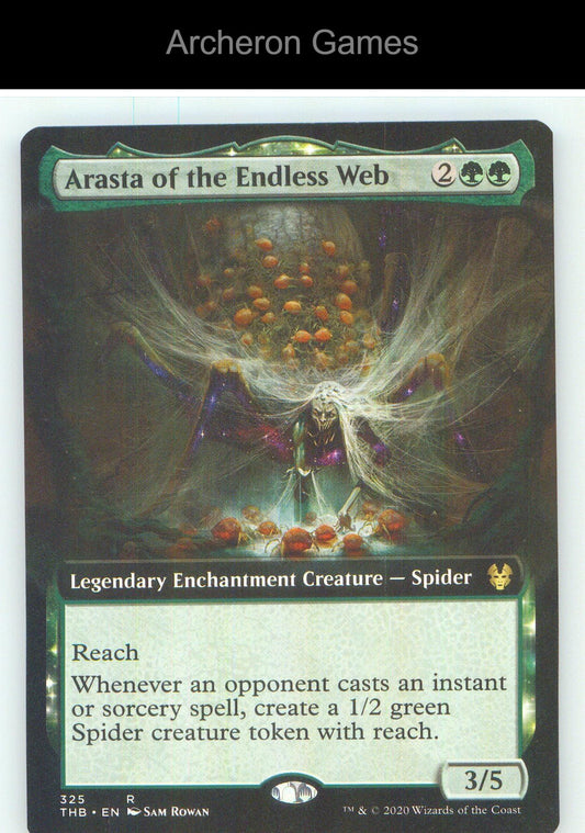 Arasta of the Endless Web (Extended Art) THB 325 R MTG Card NM/EX+