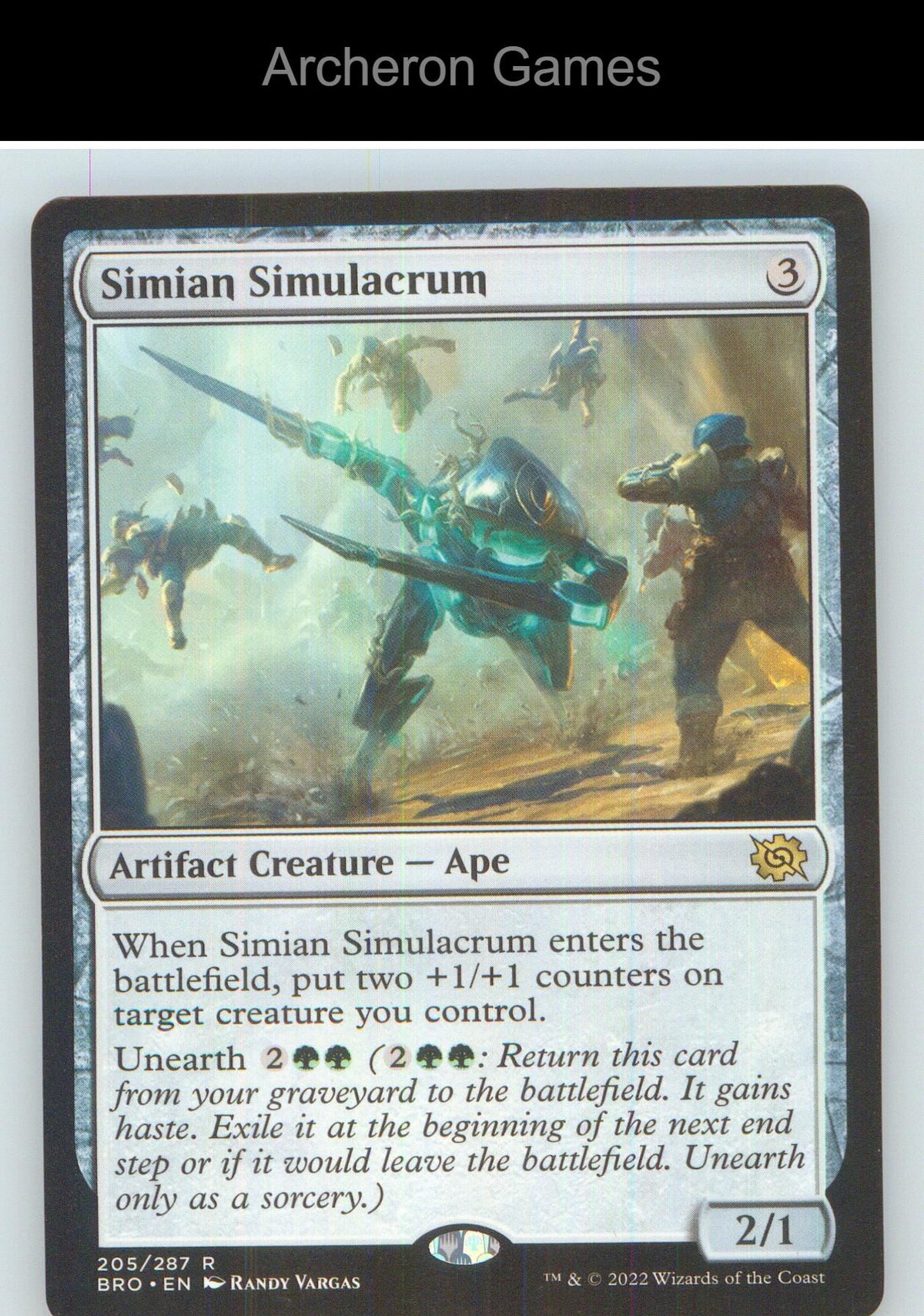 Simian Simulacrum BRO 205 R MTG Card NM/EX+