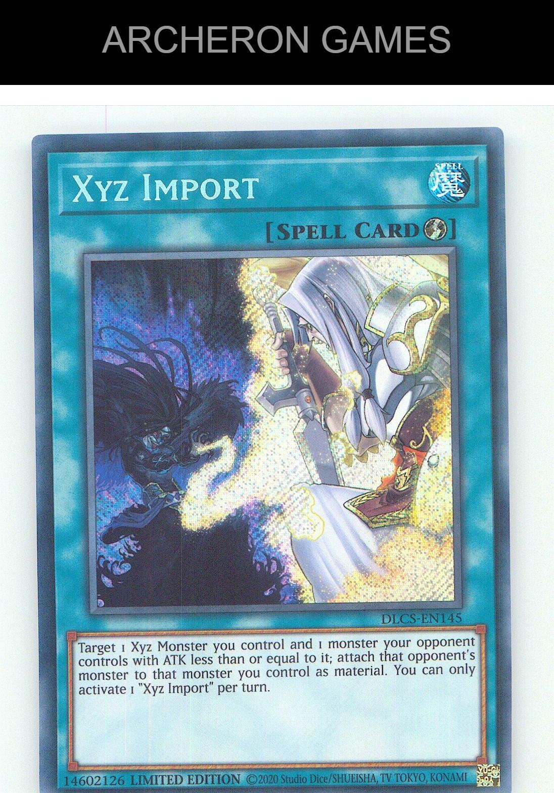 Xyz Import SEC YUGIOH Card Limited