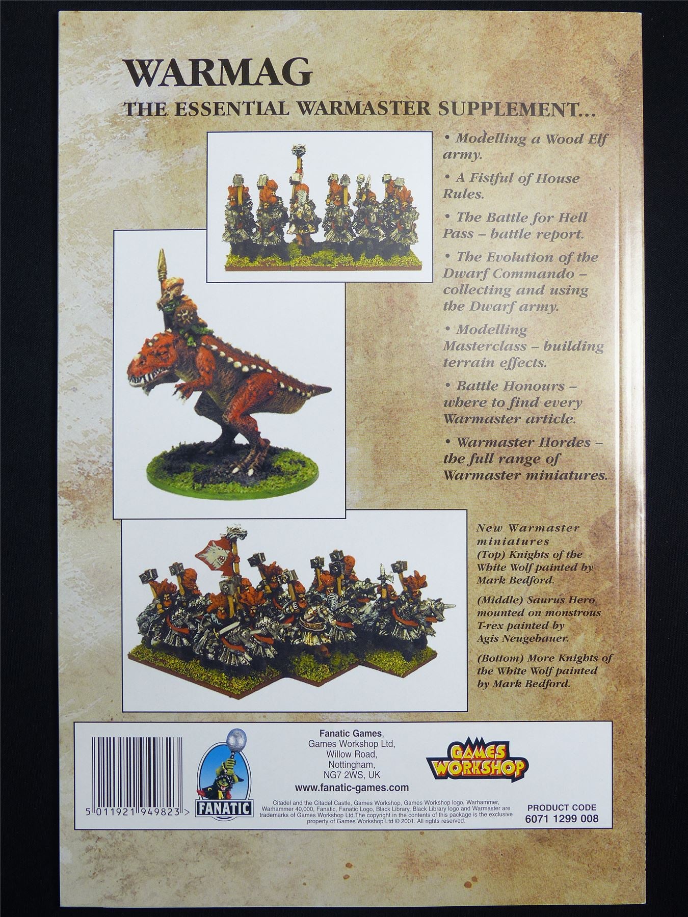 Warmaster #8 Wood Elf Army Conversions - Games Workshop Magazine #1NB