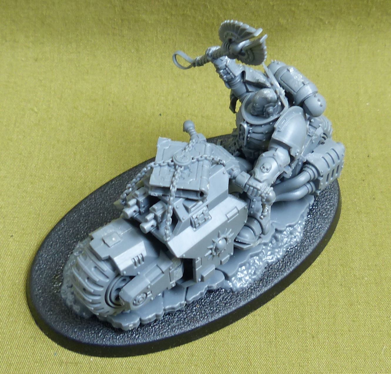 Chaplain on Bike - Space Marines - Warhammer 40K #4C1