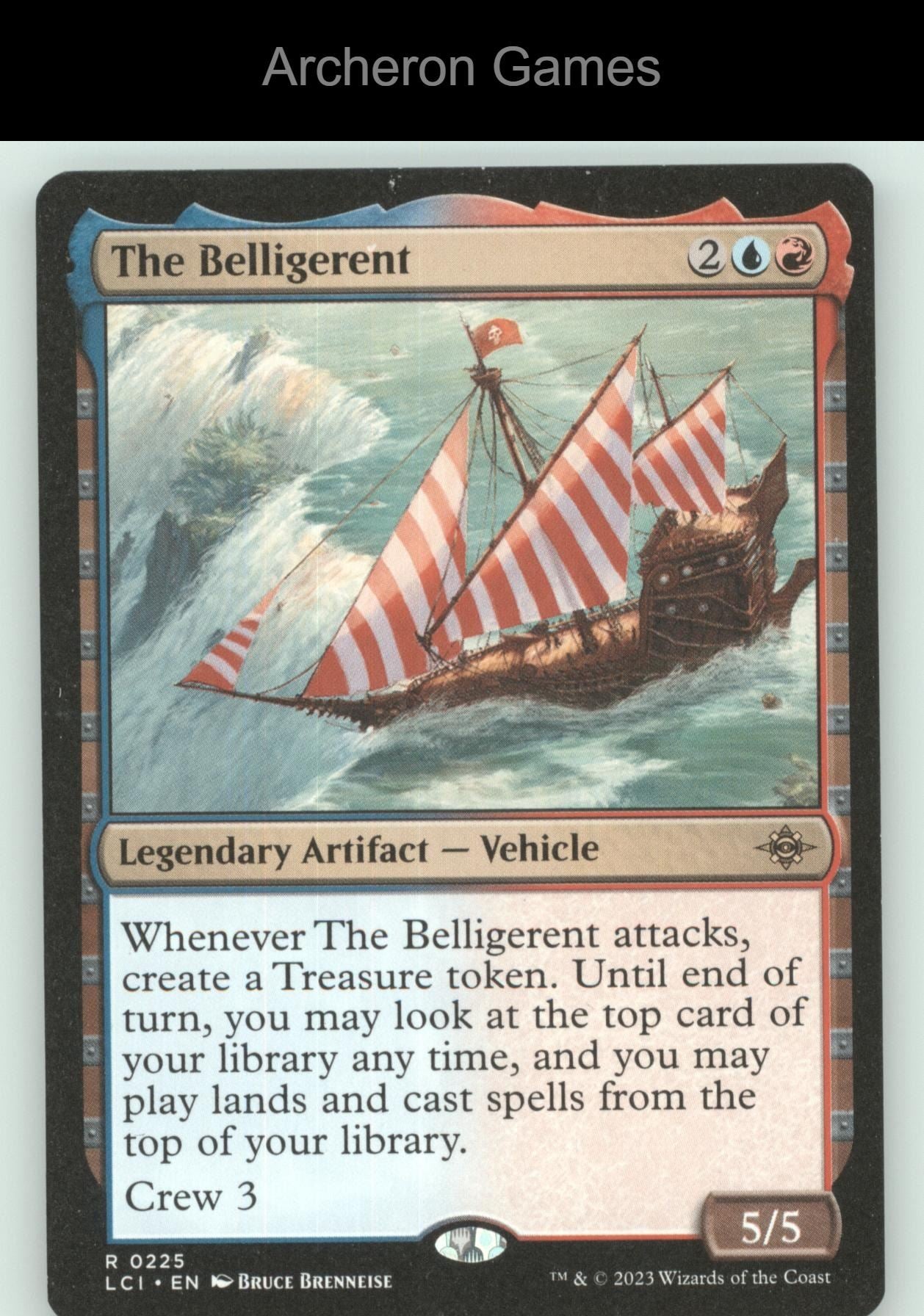 The Belligerent 225 R MTG Card Promo Pack: The Lost Caverns of Ixalan