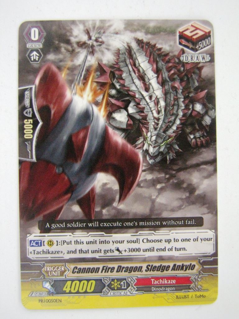 Vanguard Promo Cards: CANNON FIRE DRAGON, SLEDGE ANKYLO # 13H82