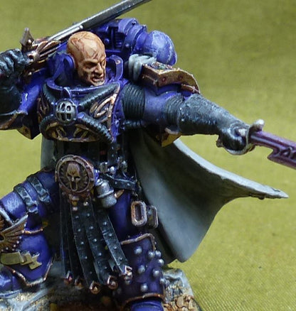 Captain Lucius The Faultless Blade painted - Emperor's Children - Warhammer HH #41M
