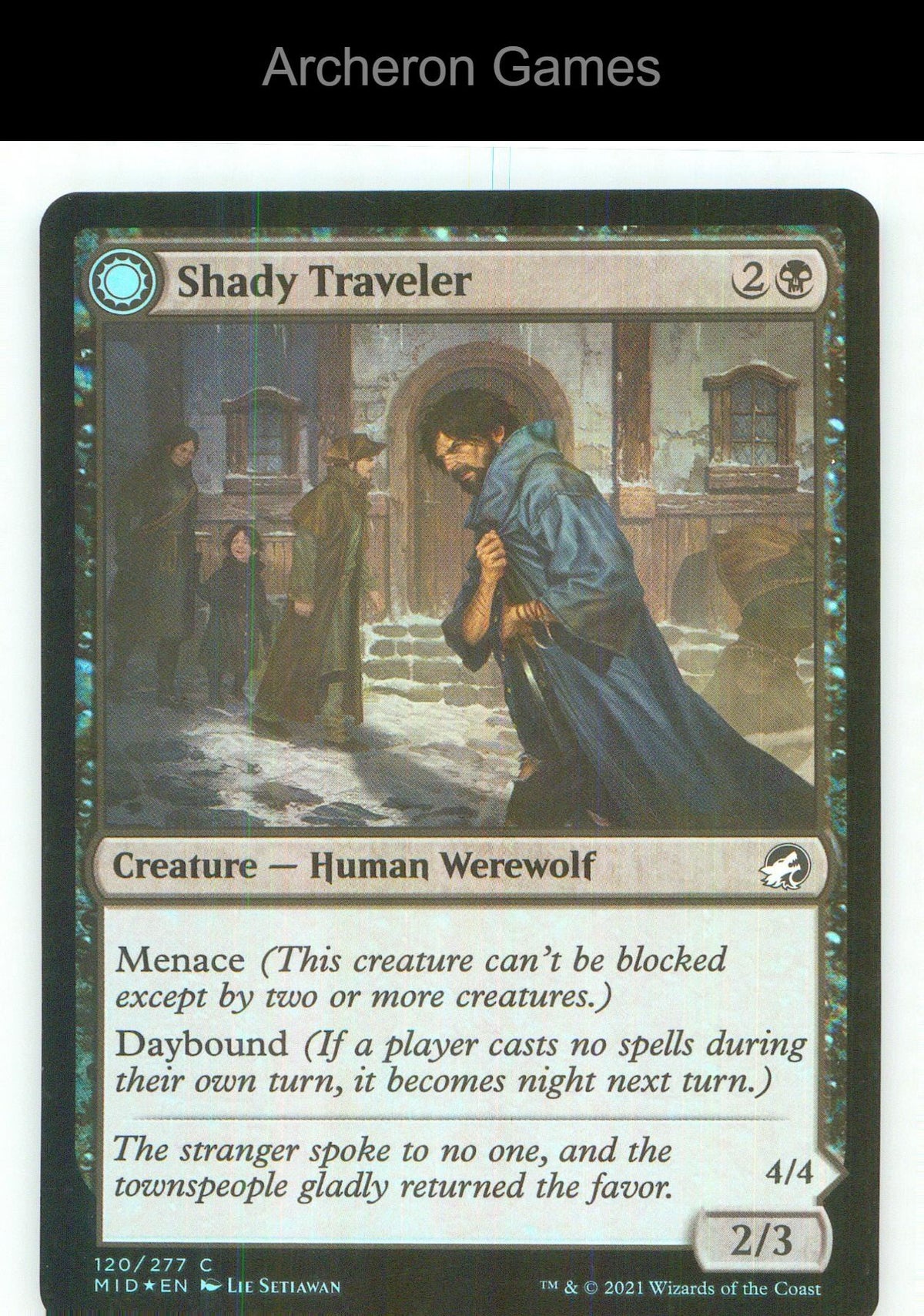 Shady Traveler MID 120 C MTG Card NM/EX+ Foil