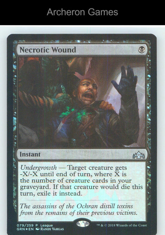 Necrotic Wound GRN 79 UC MTG Card NM/EX+ Foil