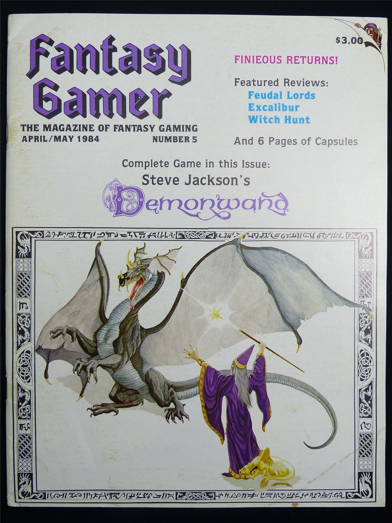 Fantasy Gamer Magazine: Demonwand #5 - Roleplaying Magazine #2MX