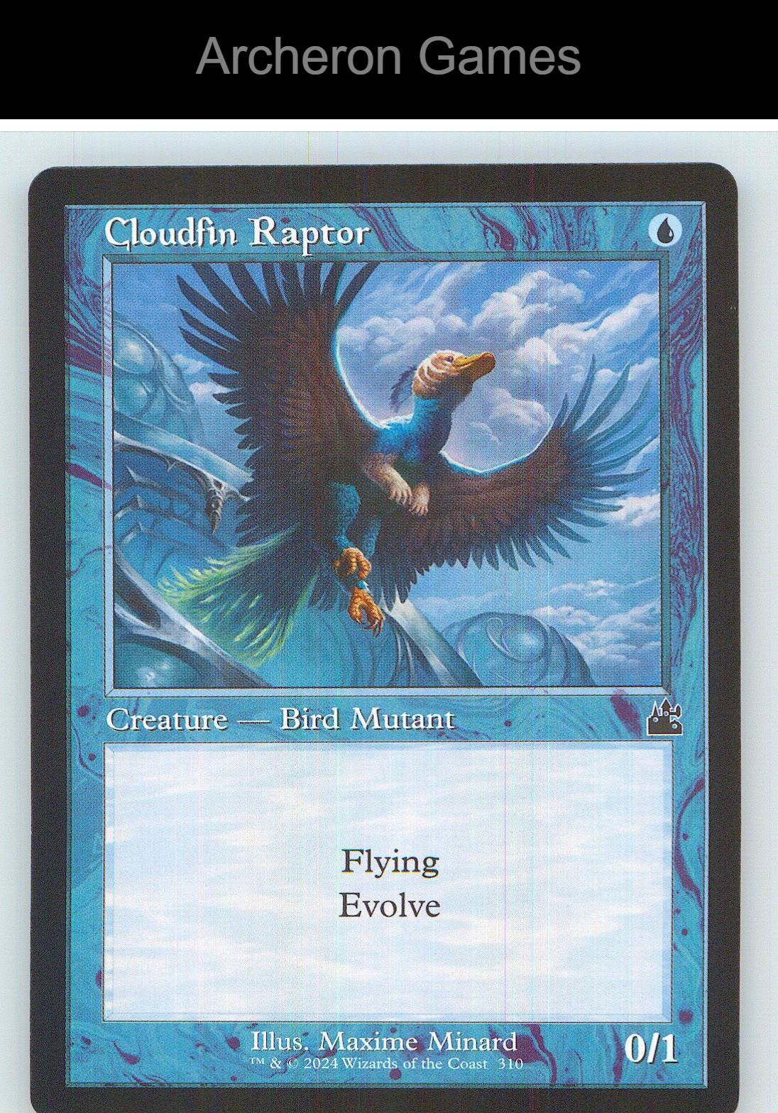 Cloudfin Raptor (Retro Frame) RVR 310 C MTG Card NM/EX+