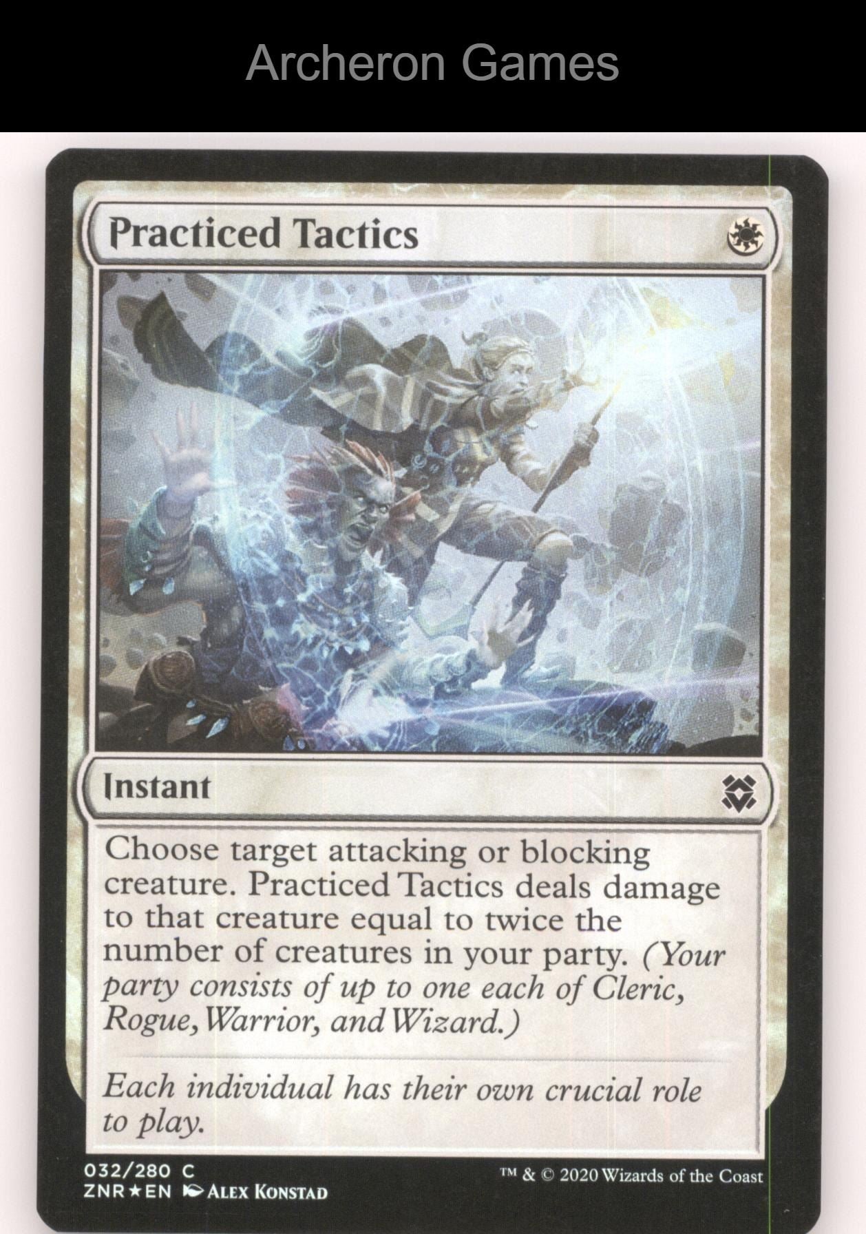Practiced Tactics 32 C MTG Card Zendikar Rising
