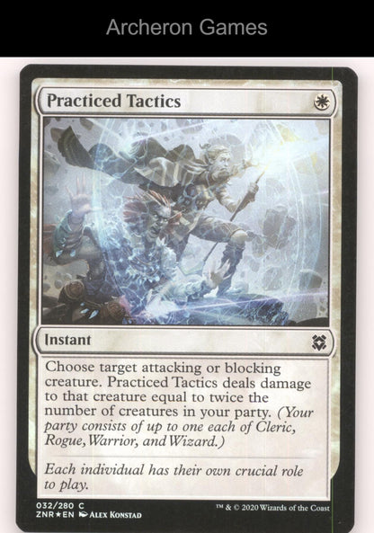 Practiced Tactics 32 C MTG Card Zendikar Rising