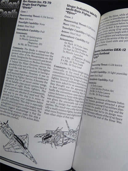 Silent Death: Qraj Void Protectorate Miniatures Sourcebook - I.C.E. Booklet #2R7