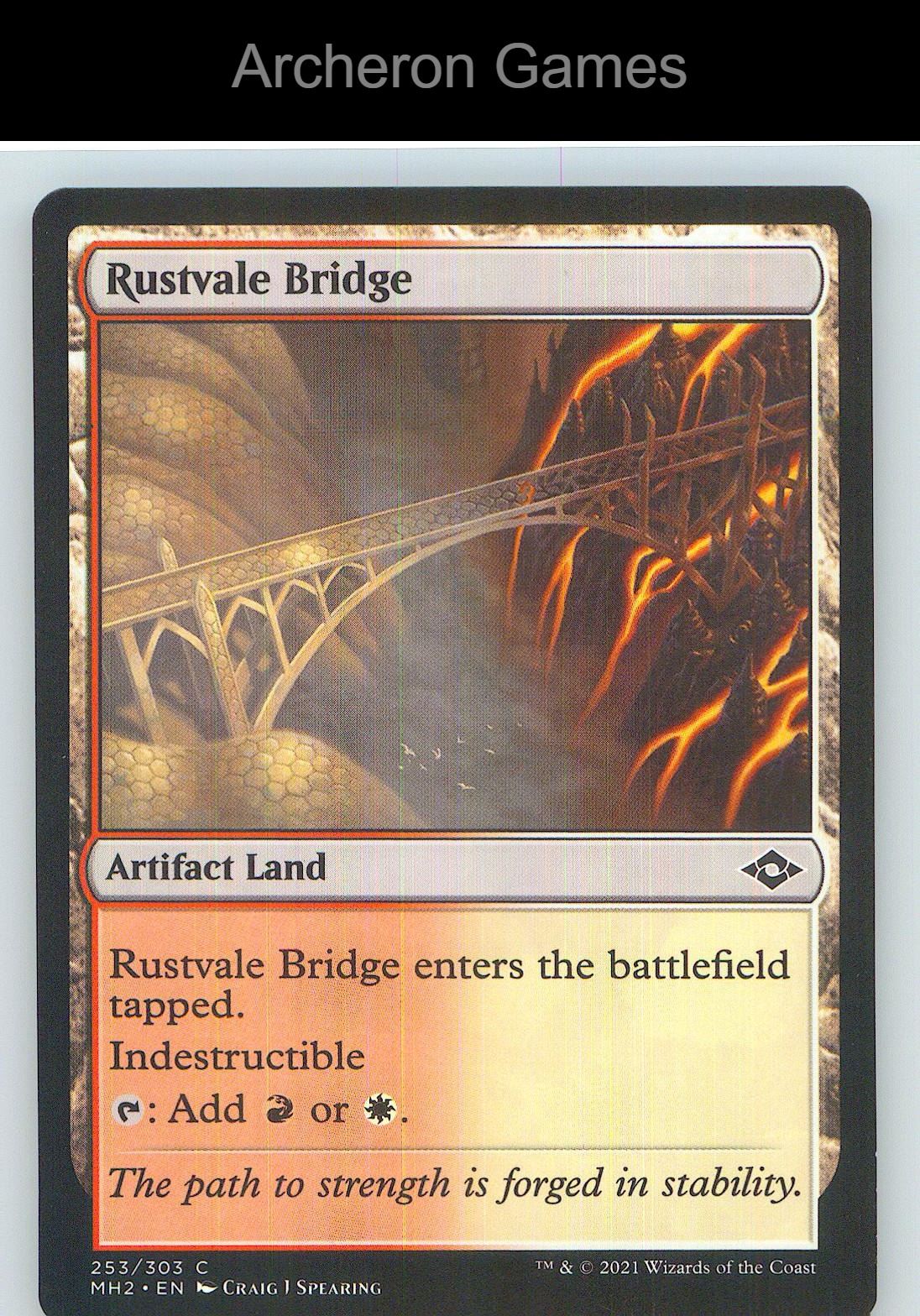 Rustvale Bridge MH2 253 C MTG Card NM/EX+