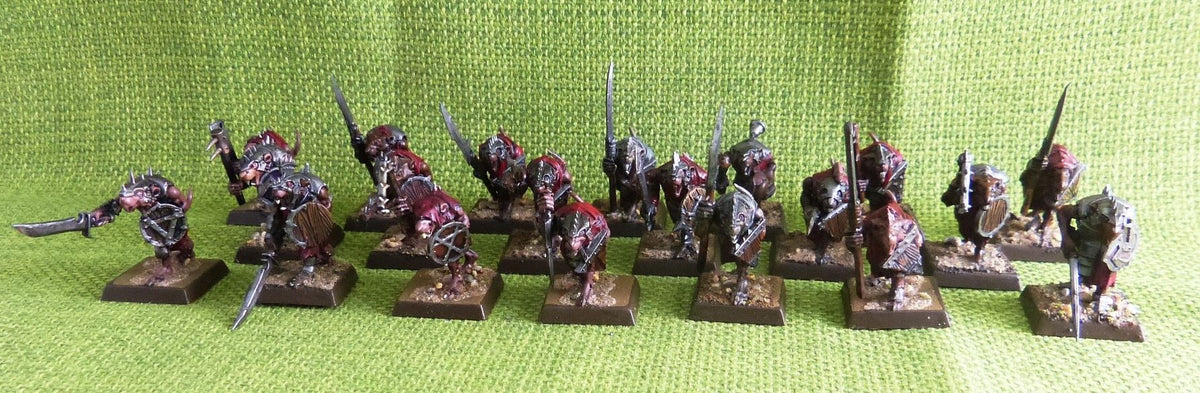 Skaven - Clan Rats - Painted x 20 - Warhammer AoS 40k #FN