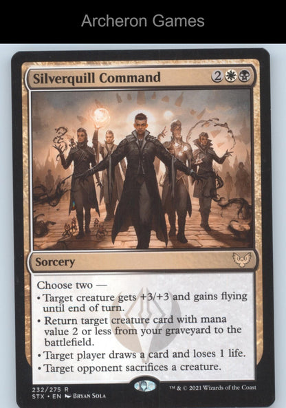 Silverquill Command 232 R MTG Card Promo Pack: Strixhaven