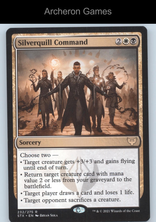 Silverquill Command 232 R MTG Card Promo Pack: Strixhaven