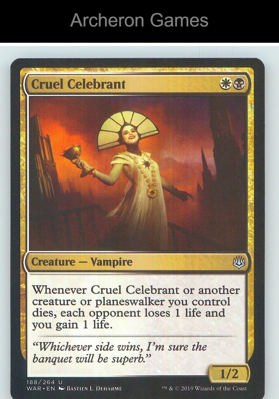 Cruel Celebrant WAR 188 UC MTG Card NM/EX+