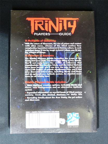 Trinity: Players Guide WW9010 - White Wolf Roleplay Softback #2UT