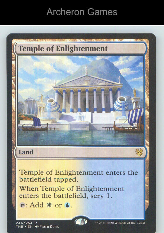 Temple of Enlightenment THB 246 R MTG Card NM/EX+