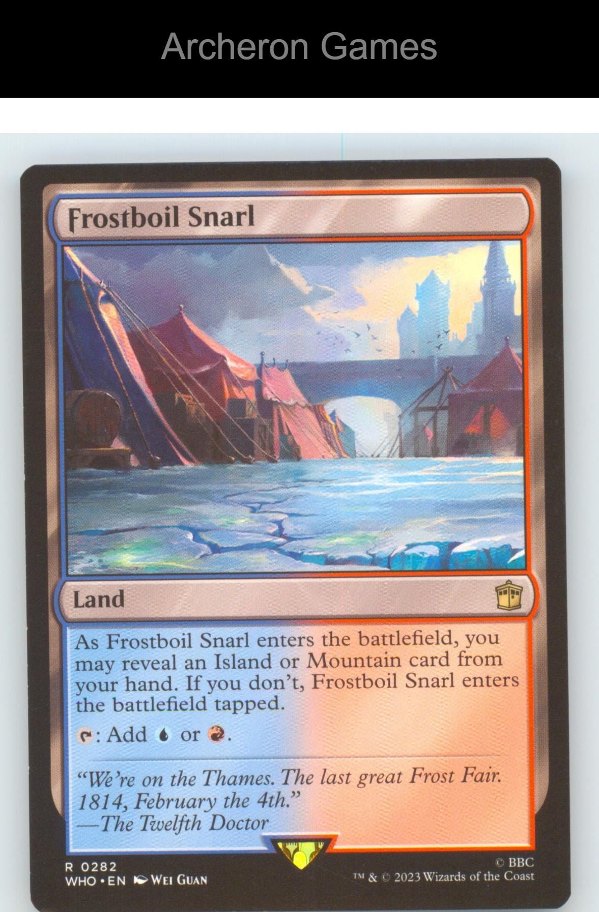 Frostboil Snarl WHO 282 R MTG Card NM/EX+