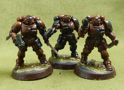 Intercessor Squad set of 3 upgrade painted - Space Marines - Warhammer 40K #1QY