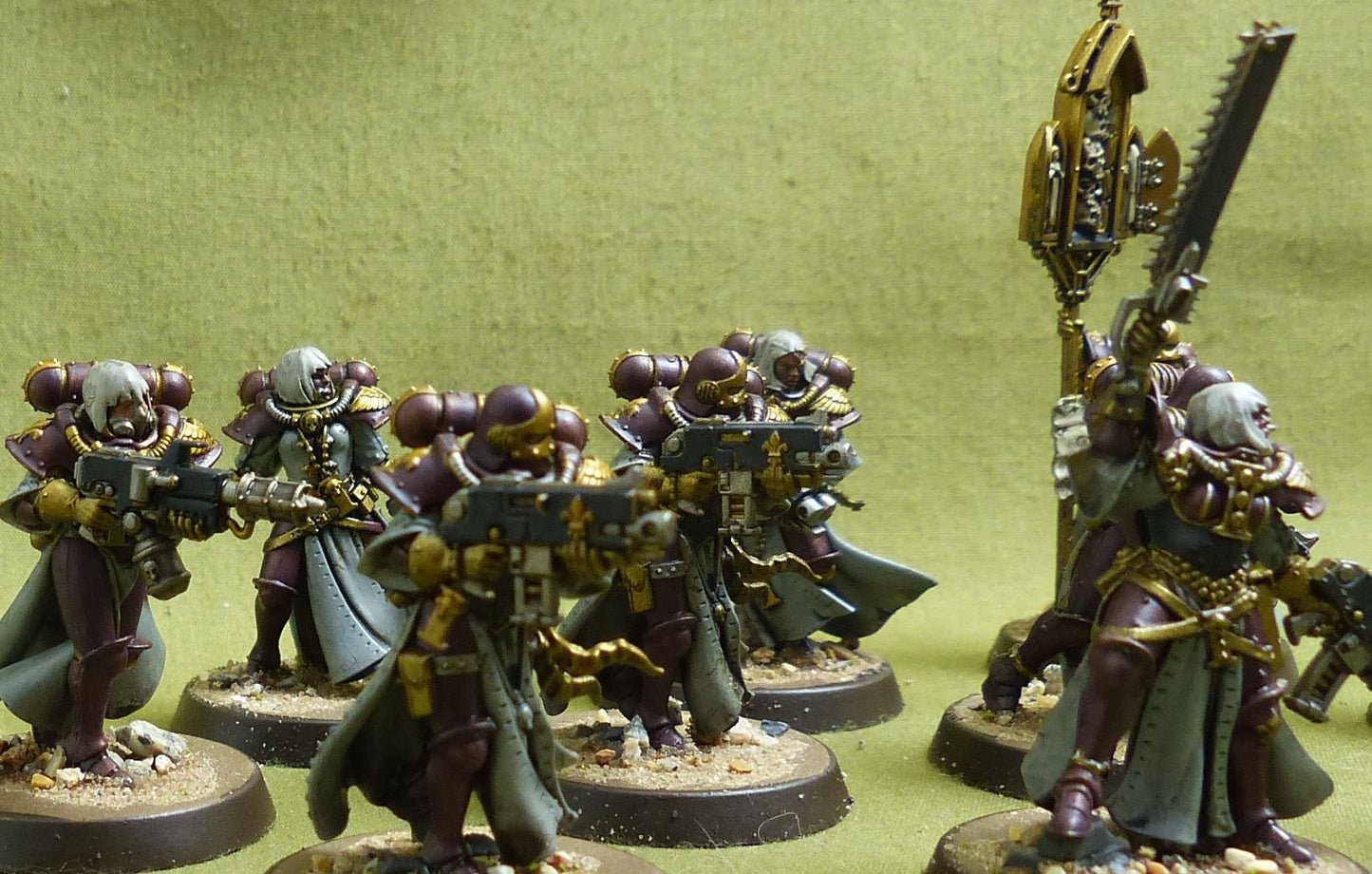 Adepta Sororitas Battle Sisters Squad incomplete painted - Adepta Sororitas - Warhammer 40K #49X