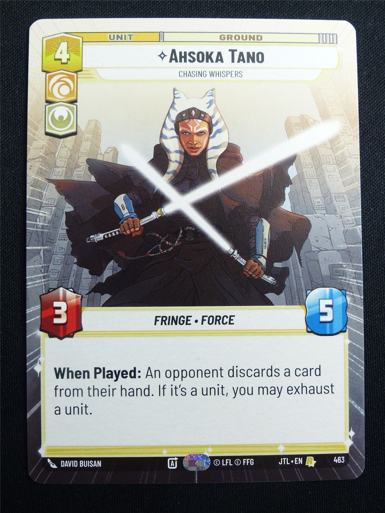 Ahsoka Tano 463 Hyperspace - Star Wars Unlimited Card #4HC