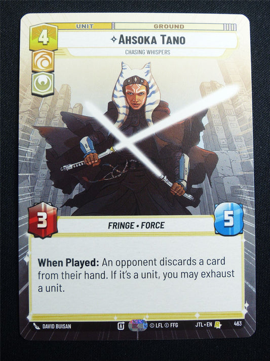 Ahsoka Tano 463 Hyperspace - Star Wars Unlimited Card #4HC