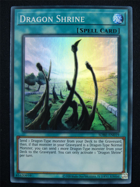 Dragon Shrine SDBE Super Rare - 1st ed Yugioh Card #100