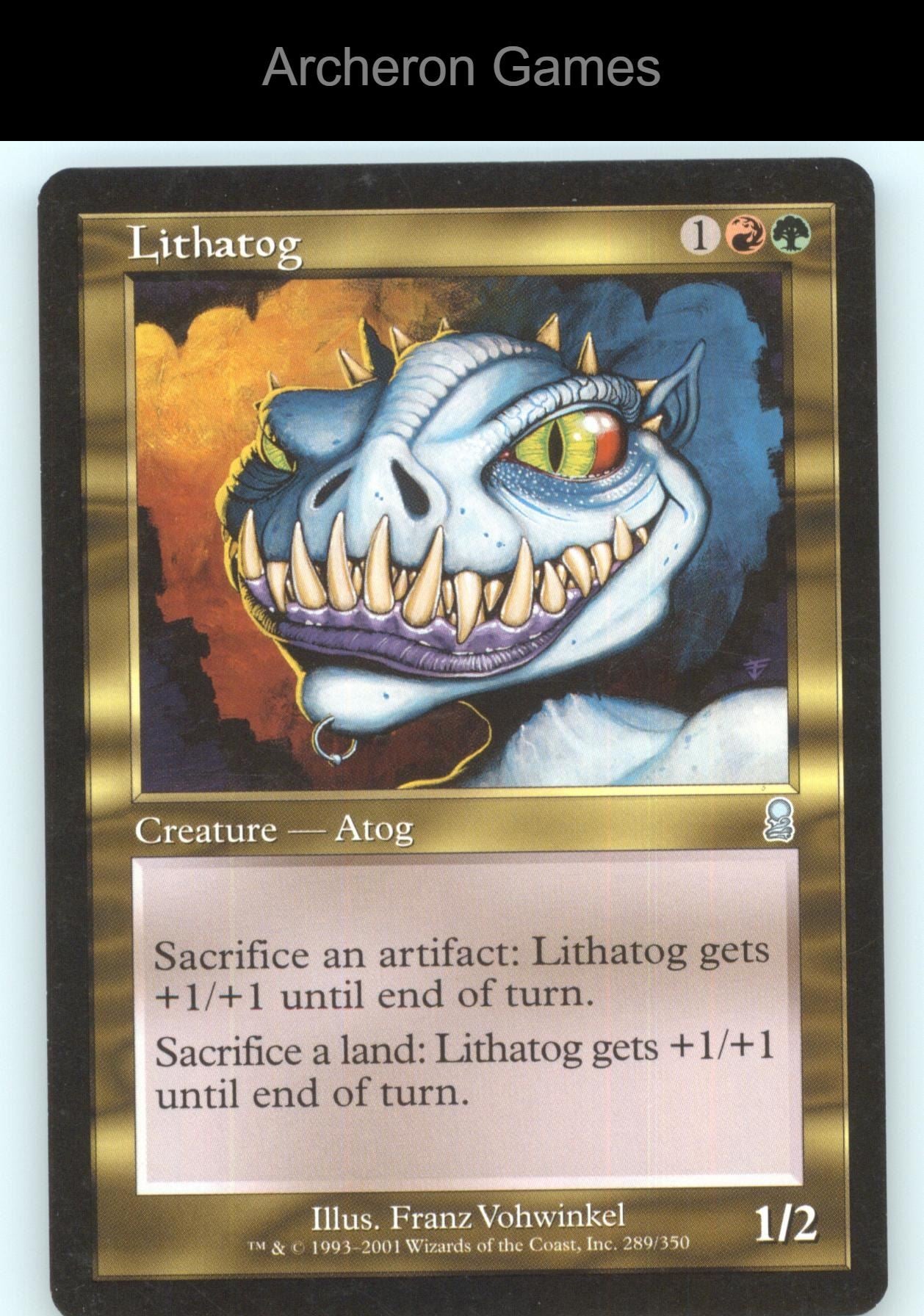Lithatog 289 UC MTG Card Odyssey