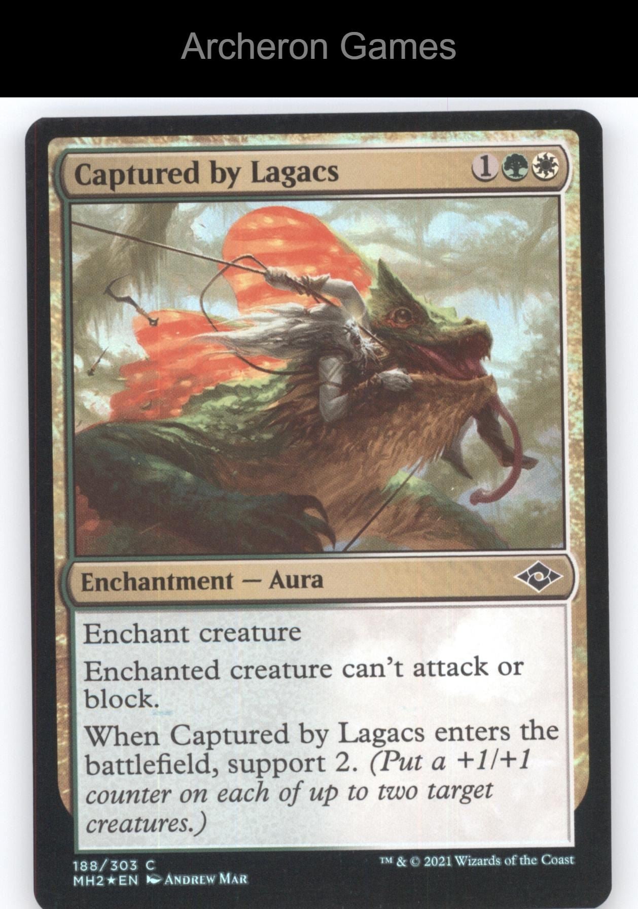 Captured by Lagacs 188 C MTG Card Modern Horizons 2