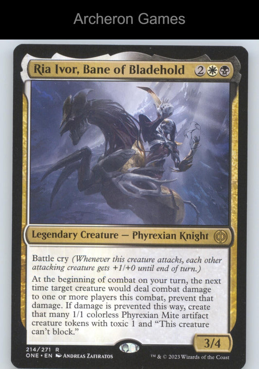 Ria Ivor, Bane of Bladehold 214 R MTG Card Phyrexia: All Will Be One