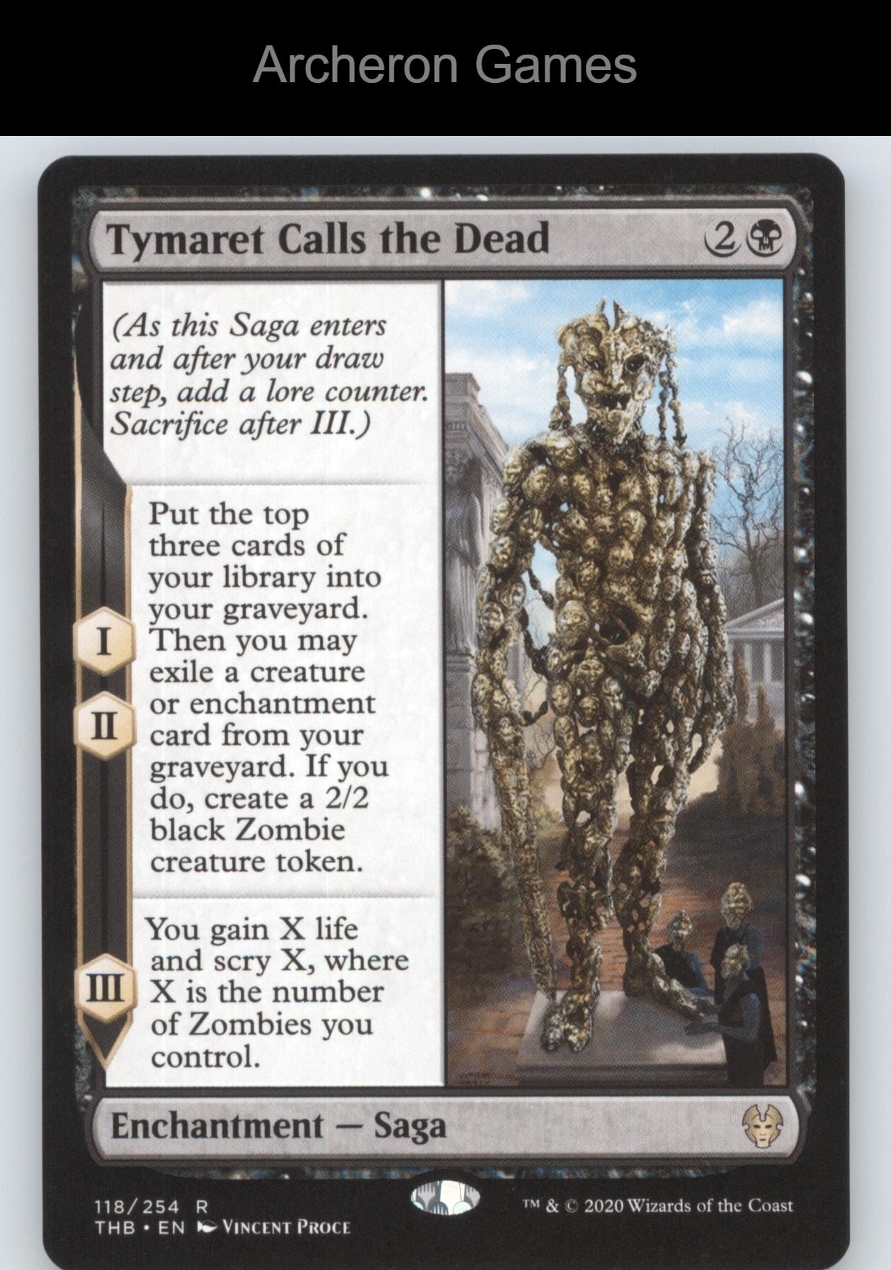 Tymaret Calls the Dead 118 R MTG Card Theros Beyond Death